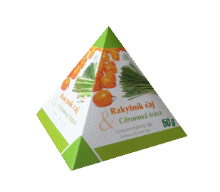 Rakytníkový čaj & citronová tráva - pyramida (50 g)