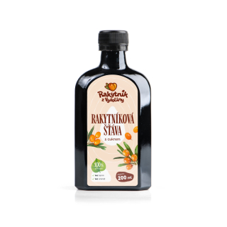 Rakytníková šťáva SEVAK s cukrem (200 ml)